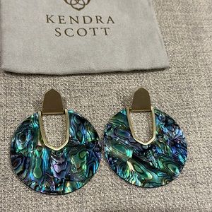 Kendra Scott Diane Gold Statement Stone Earrings